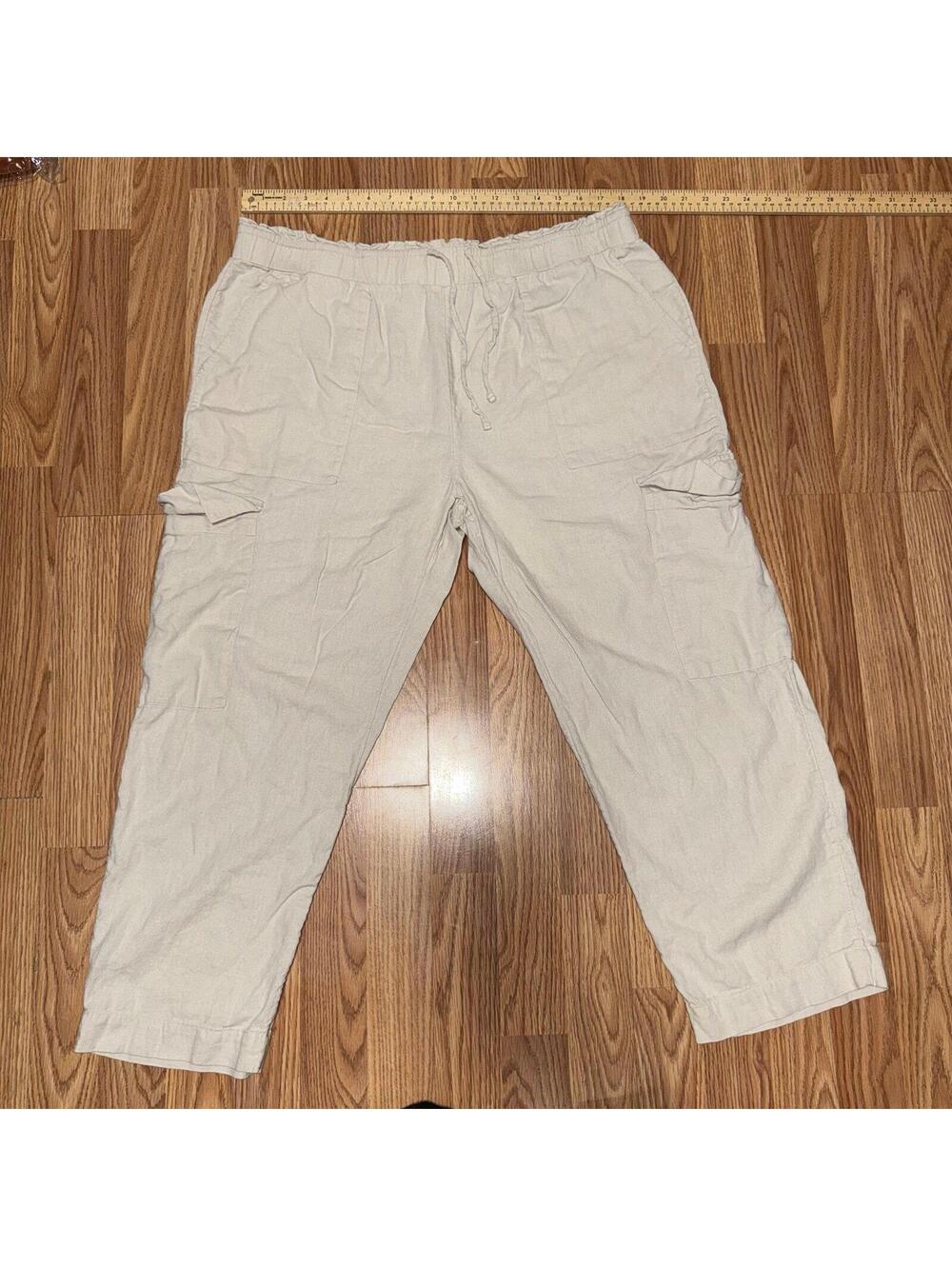 Time and tru Women's XL khaki cargo pants